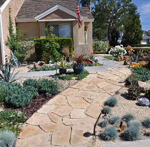 Flagstone Succulent Garden